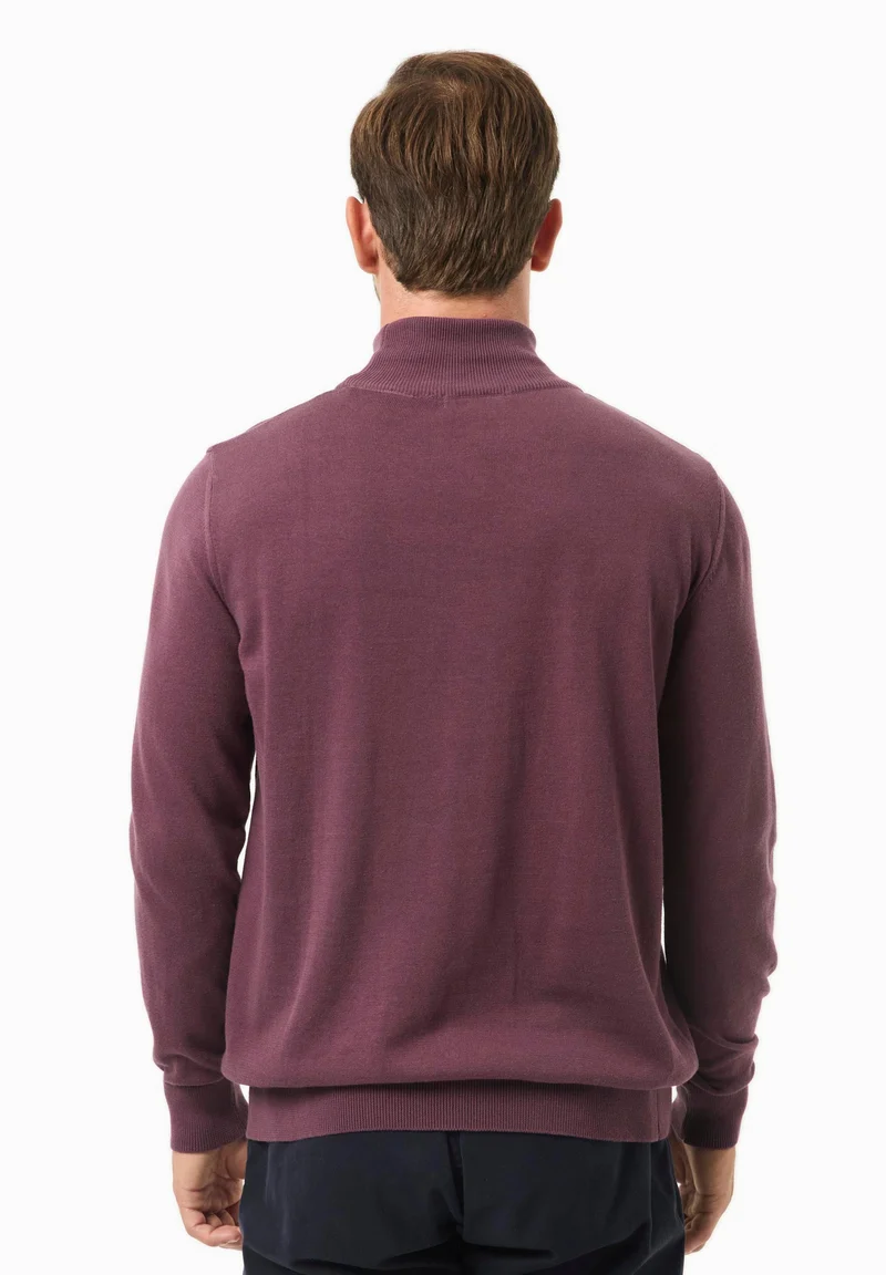 Rollkragenpullover aus Bio-Baumwolle