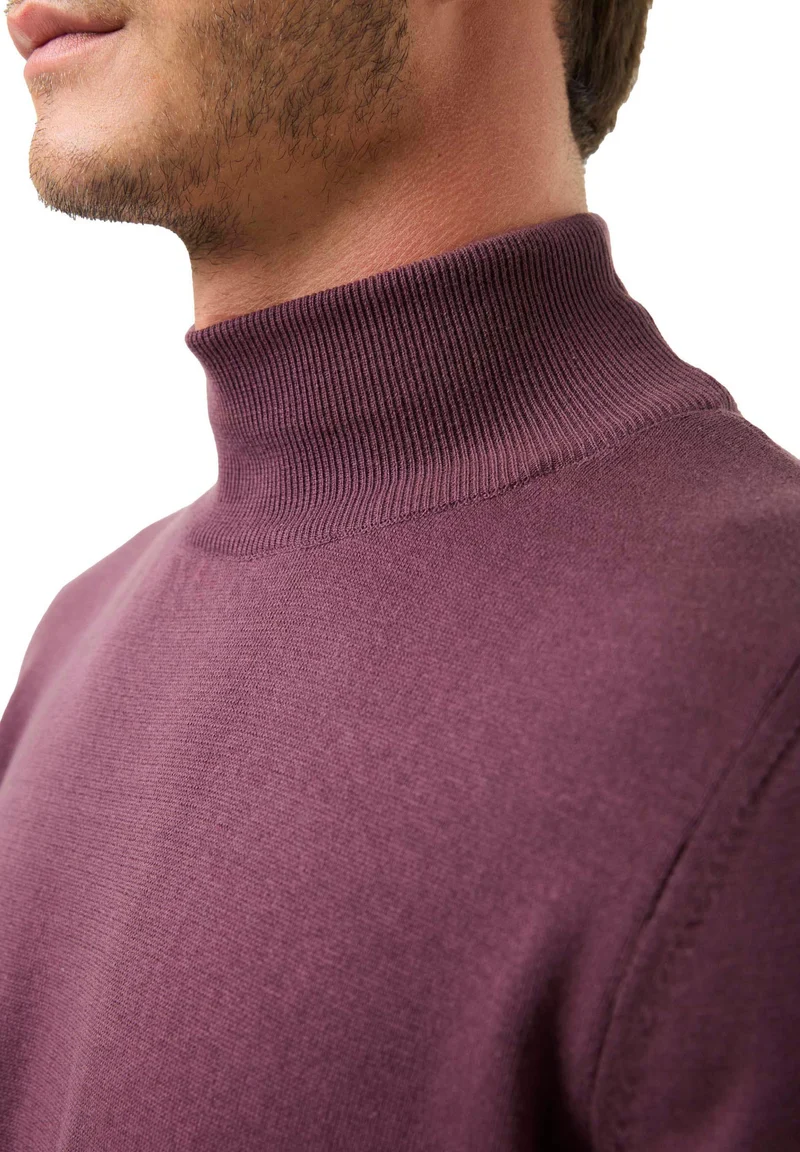 Rollkragenpullover aus Bio-Baumwolle