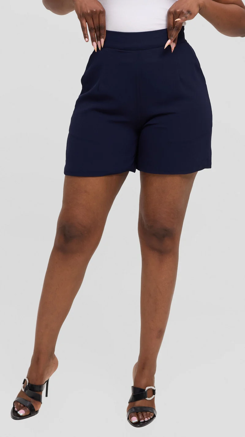 Vivo Chiffon Shorts - Navy
