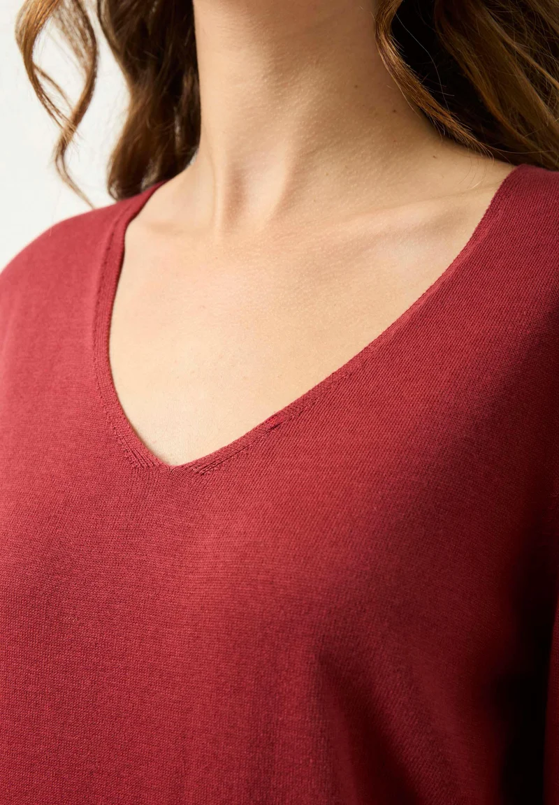 Strickpullover aus Bio-Baumwolle