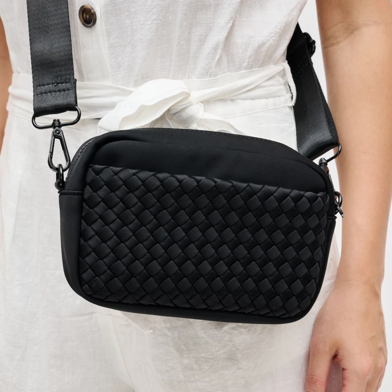 Mini sac bandoulière en néoprène tissé Inspiration