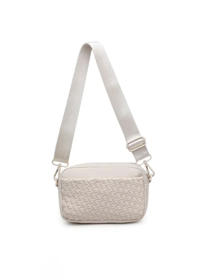 Mini sac bandoulière en néoprène tissé Inspiration