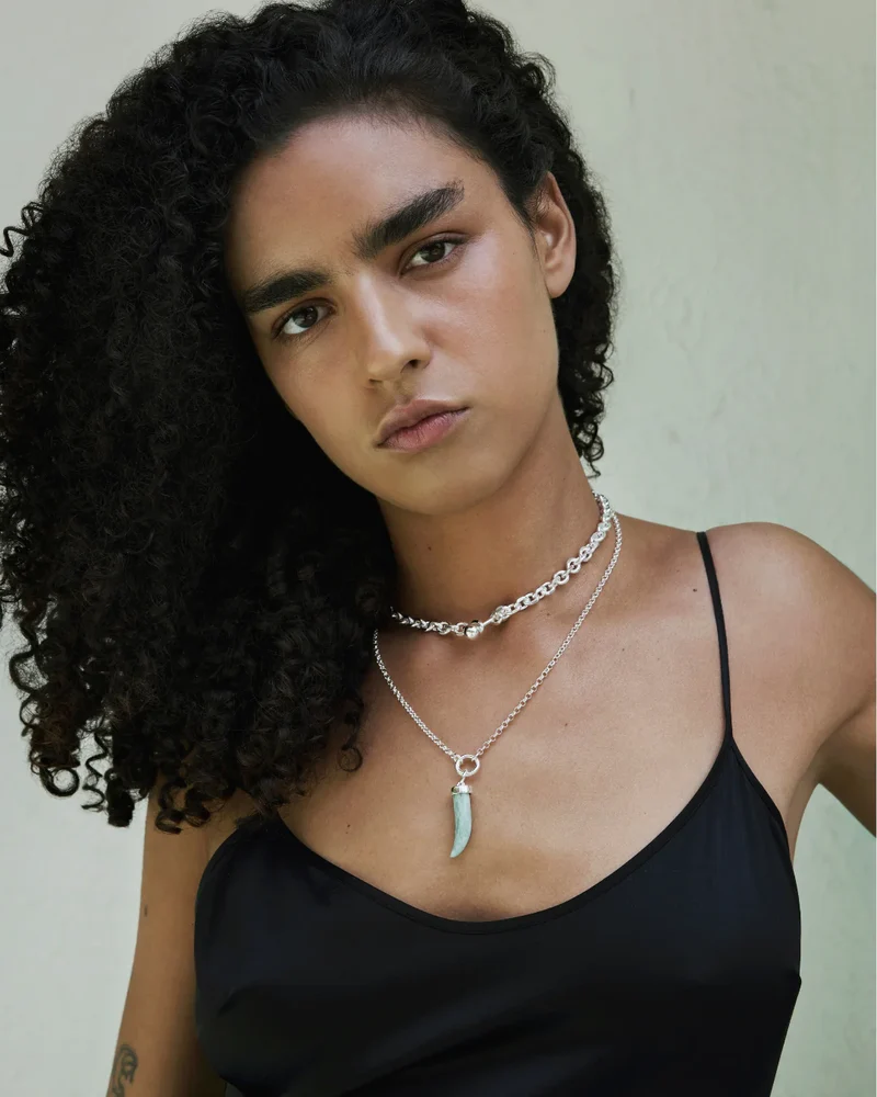 Collier Diana chaîne avec anneau