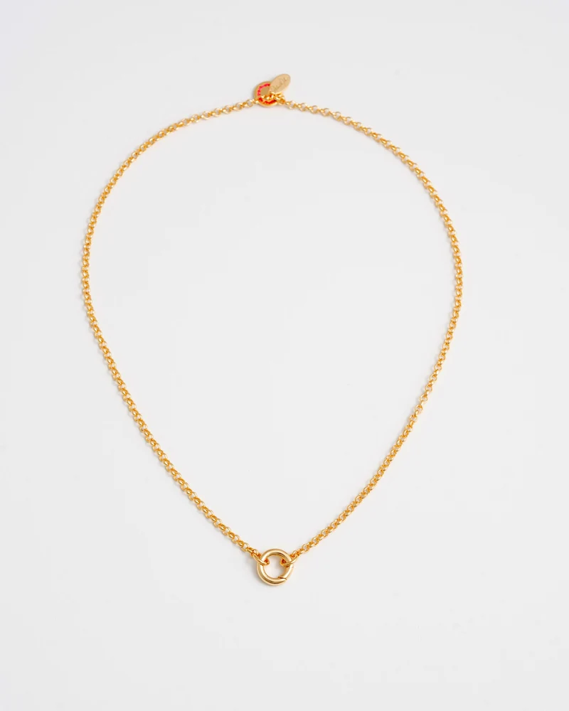 Collier Diana chaîne avec anneau