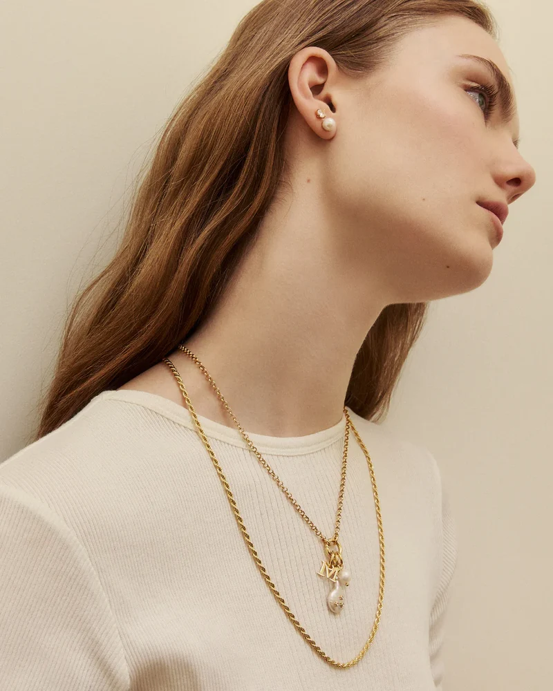 Collier Diana chaîne avec anneau