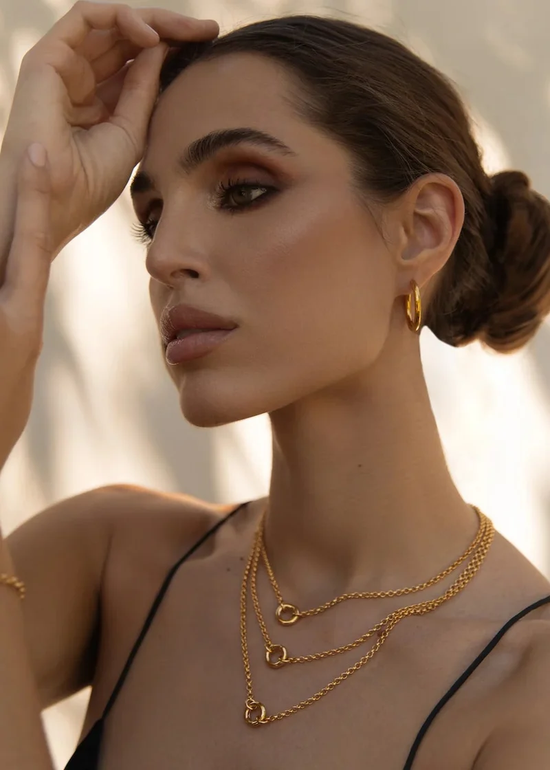 Collier Diana chaîne avec anneau