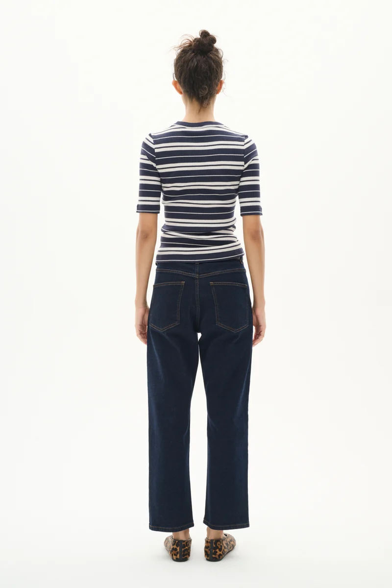 T-shirt en coton rayé Dagna