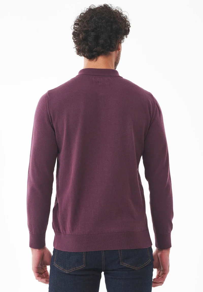 Polokragen-Pullover aus Bio-Baumwolle