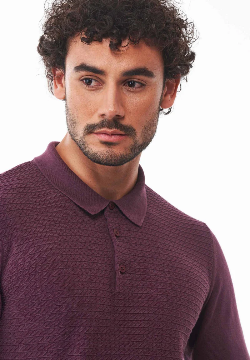 Polokragen-Pullover aus Bio-Baumwolle