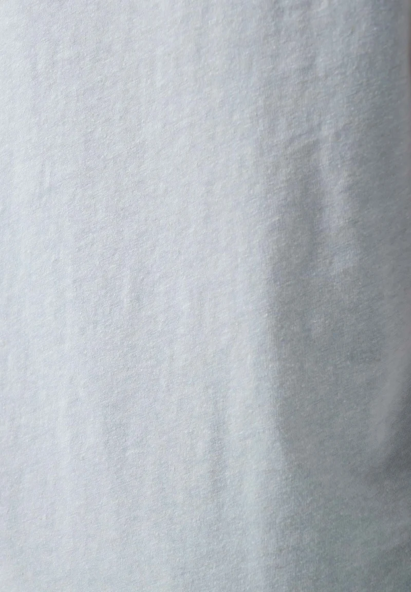 T-Shirt aus Bio-Baumwolle und Leinen