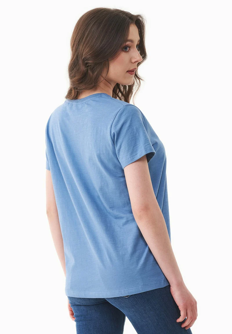 Basic T-Shirt aus Bio-Baumwolle