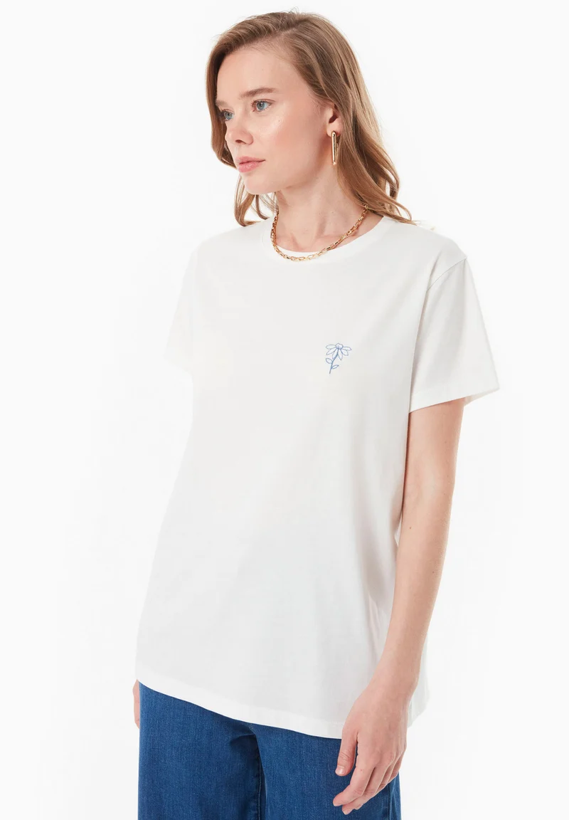 T-Shirt aus TENCEL™ Modal und Bio-Baumwolle