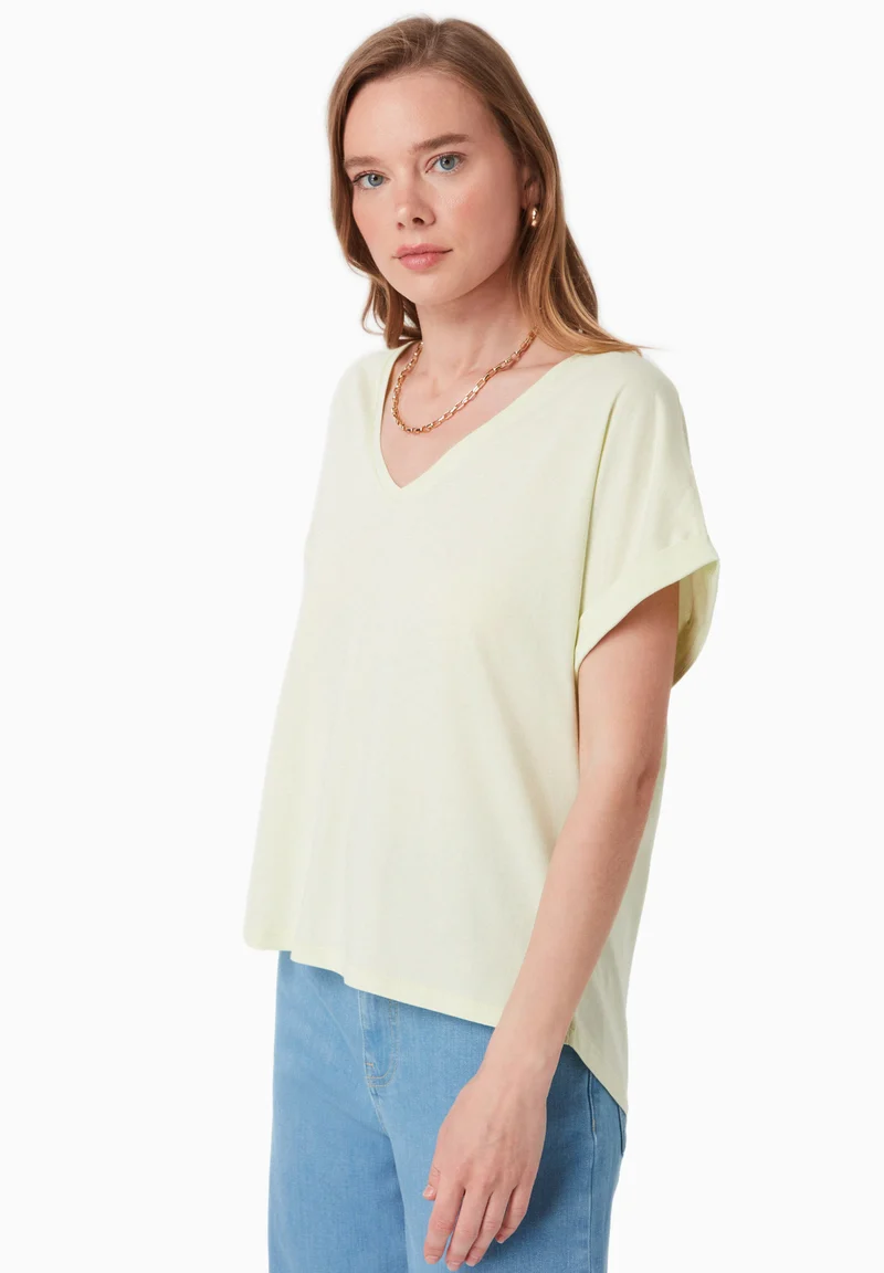 T-Shirt aus TENCEL™ Modal und Bio-Baumwolle