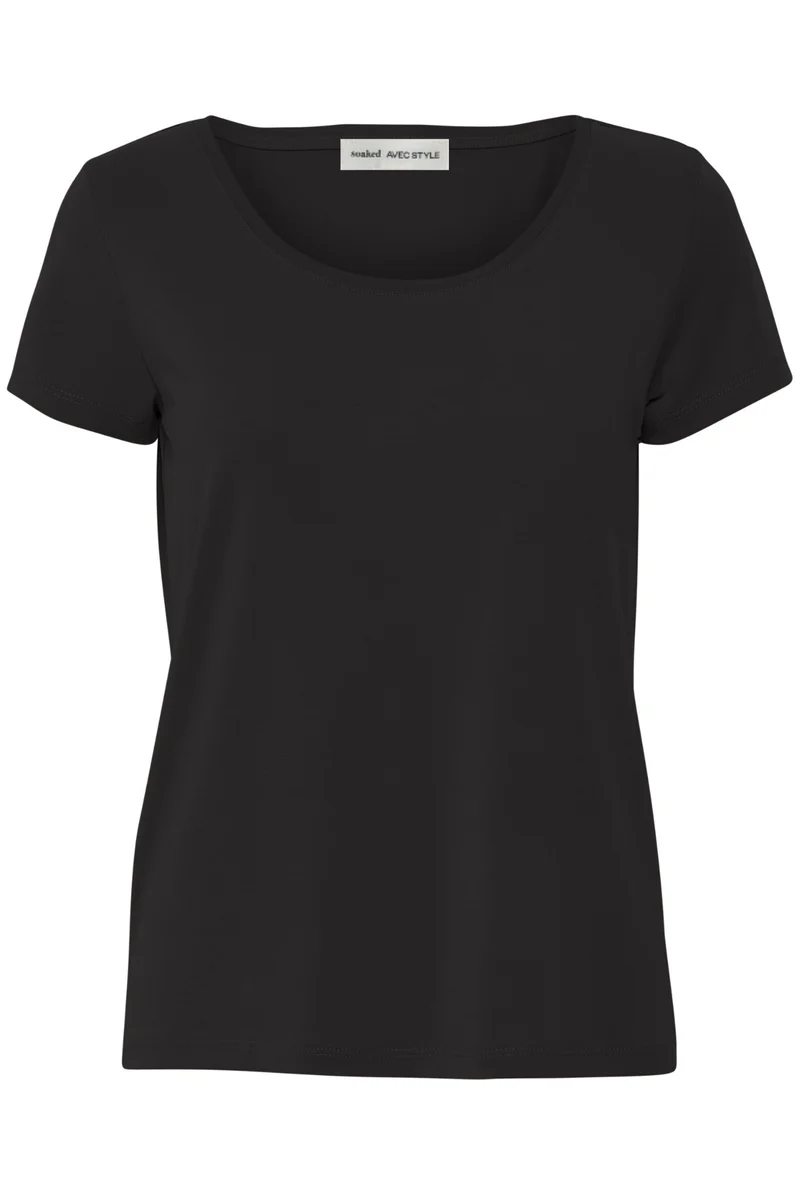 T-shirt Essentiel de base - noir anthracite