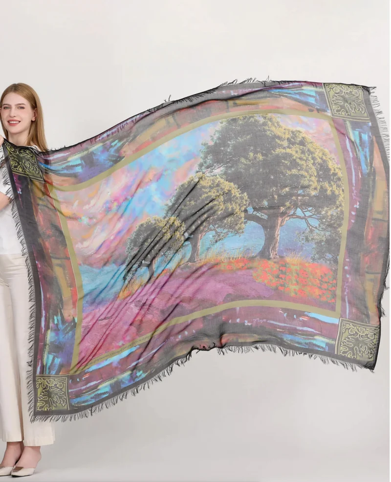 Foulard Le Chêne