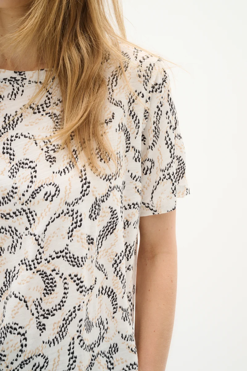 T-shirt avec col rond Alma