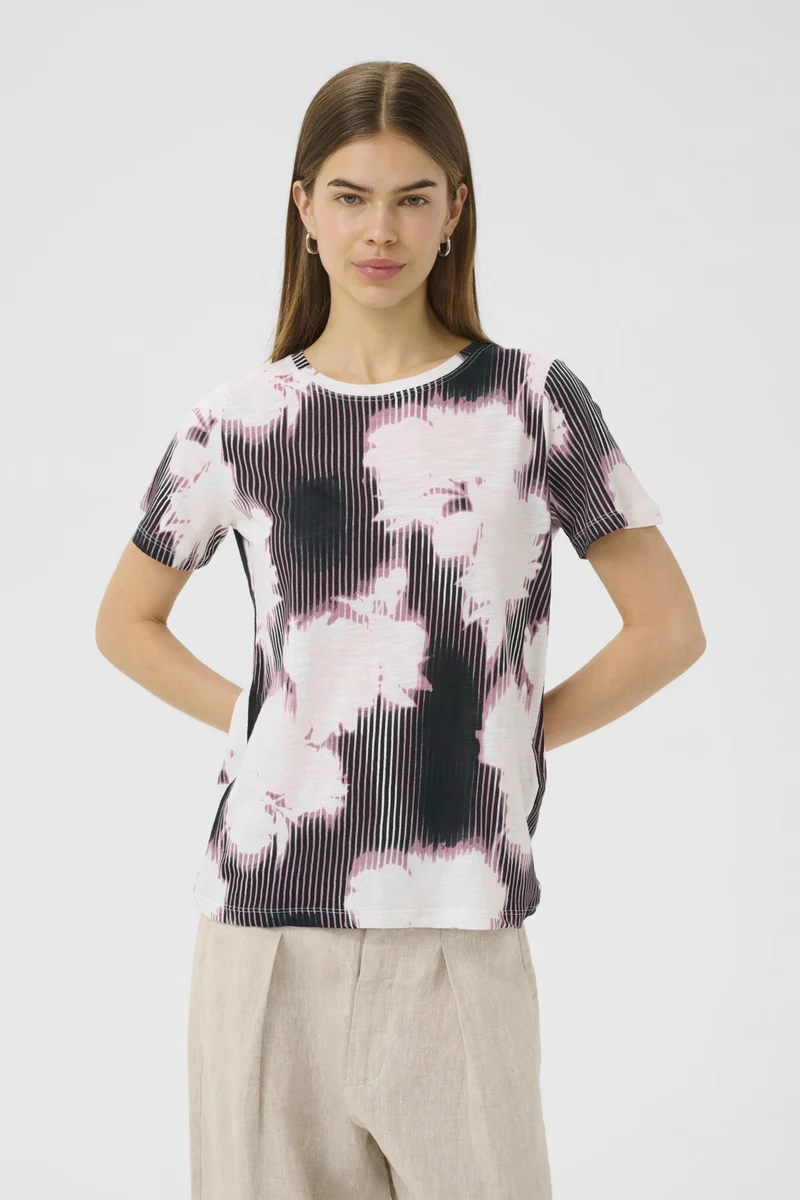 T-shirt avec col rond Alma