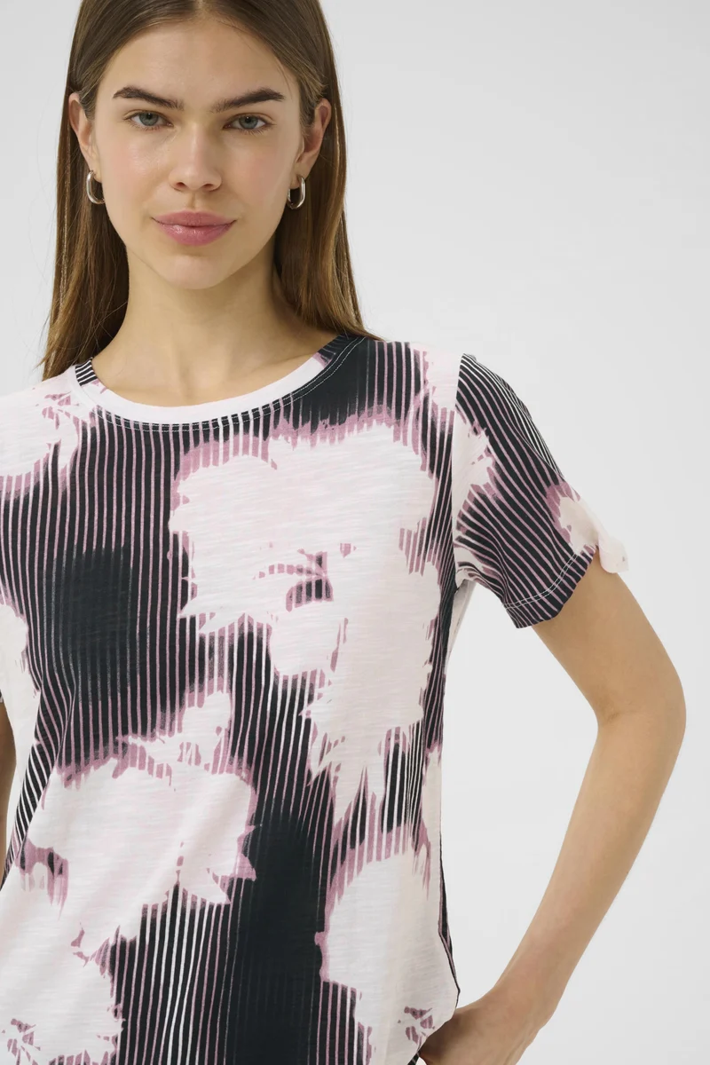 T-shirt avec col rond Alma