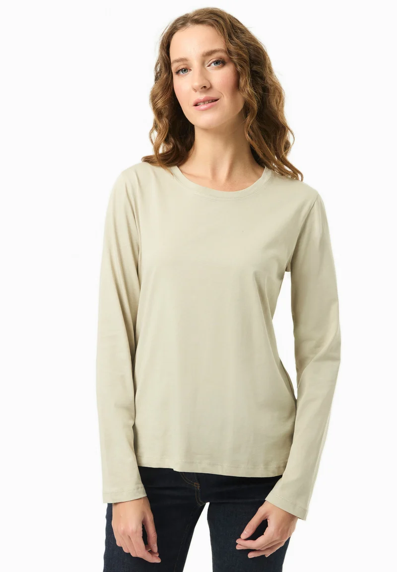 Langarmshirt aus Bio-Baumwolle