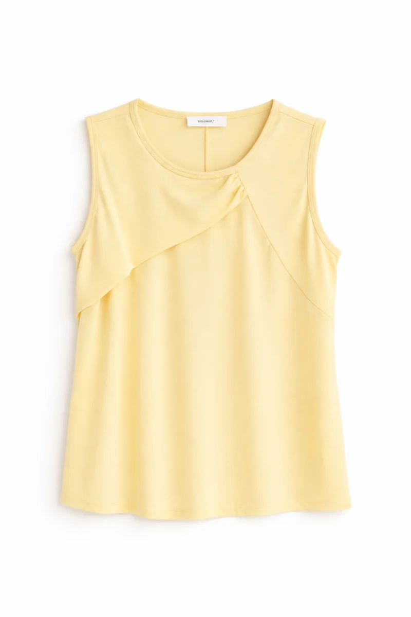 Camisole avec rabat et lignes marquées