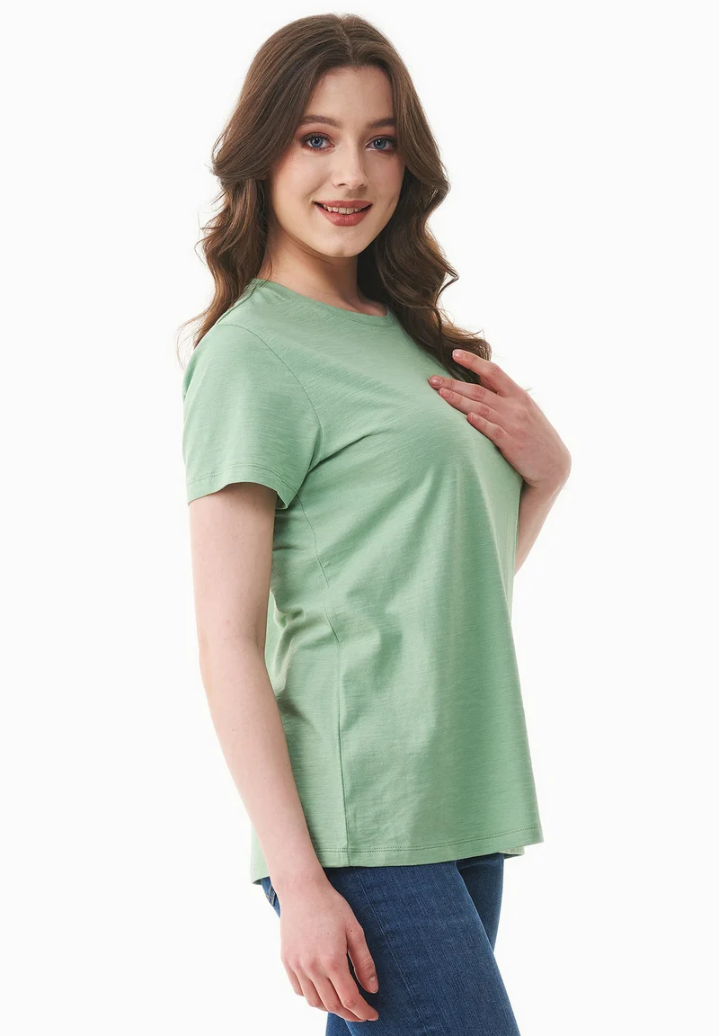 Basic T-Shirt aus Bio-Baumwolle