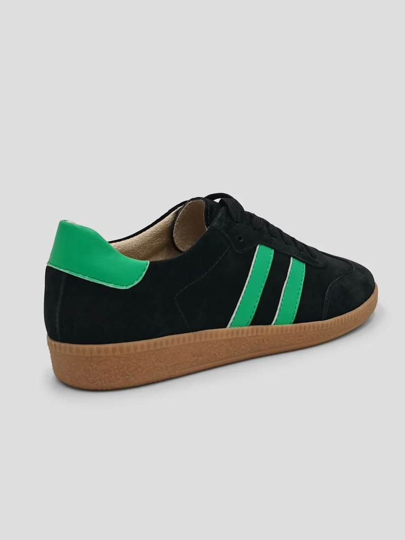 Julz Shiloh Sneakers - Black / Green