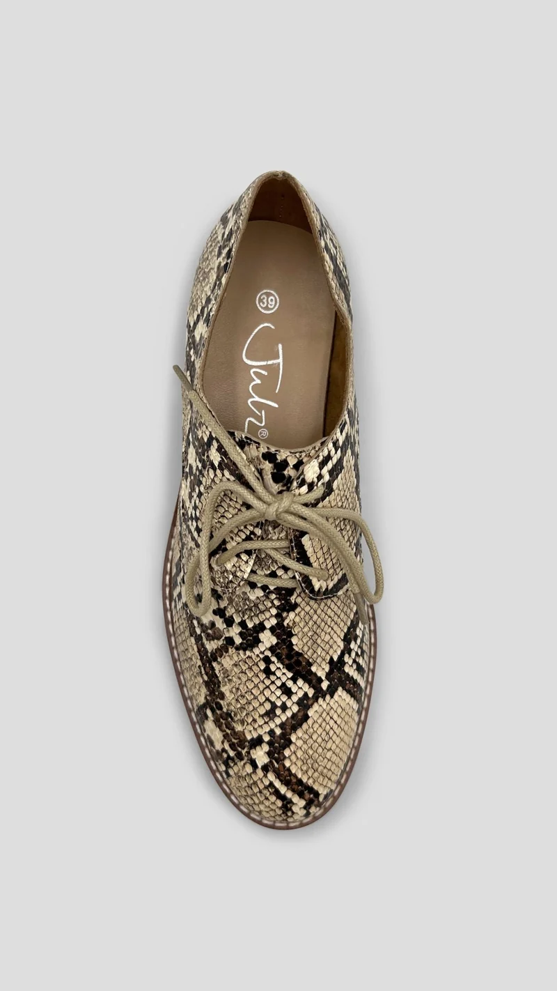 Julz Lionel Snake Heel - Snake Print