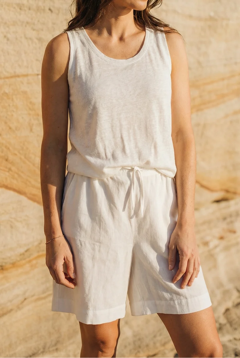 Camisole Rio effet lin - Avec Style Studio