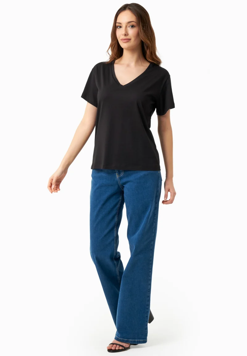 T-Shirt aus TENCEL™ Modal und Bio-Baumwolle