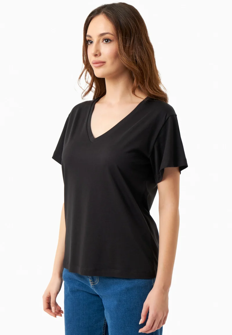 T-Shirt aus TENCEL™ Modal und Bio-Baumwolle