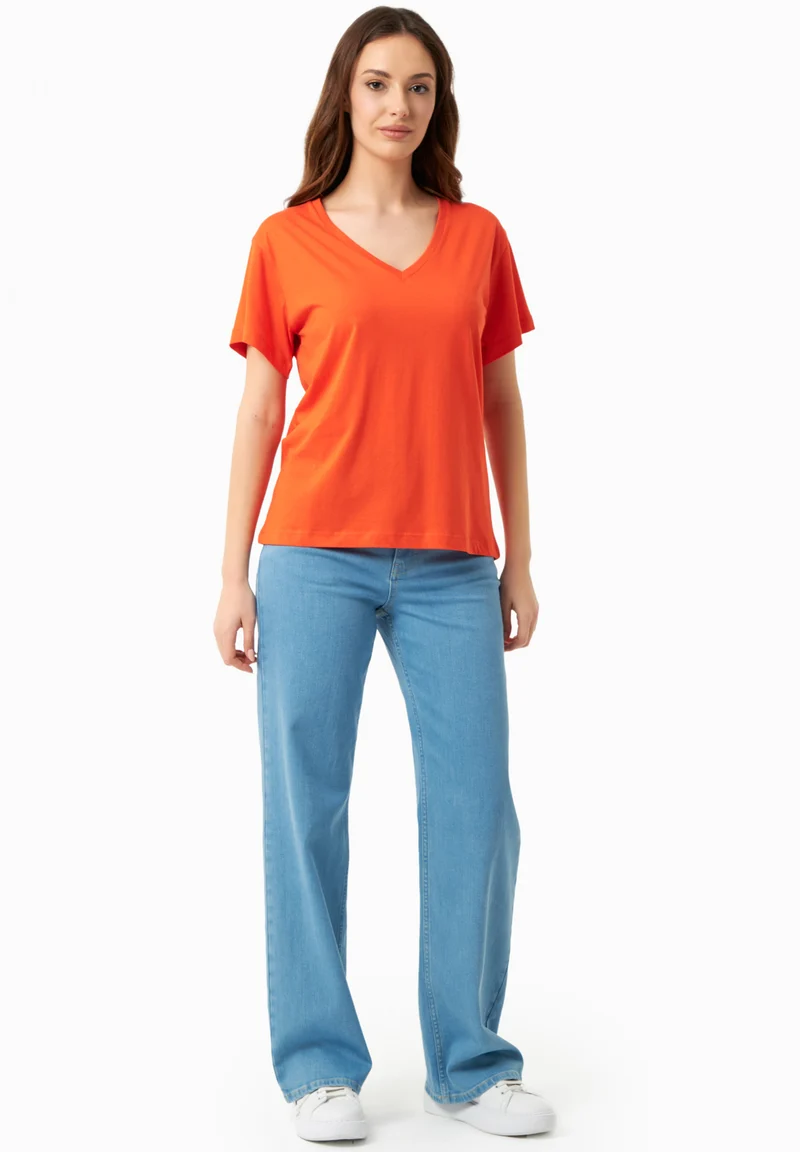 T-Shirt aus TENCEL™ Modal und Bio-Baumwolle