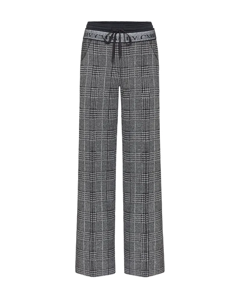 Pantalon jogging à carreaux Ava
