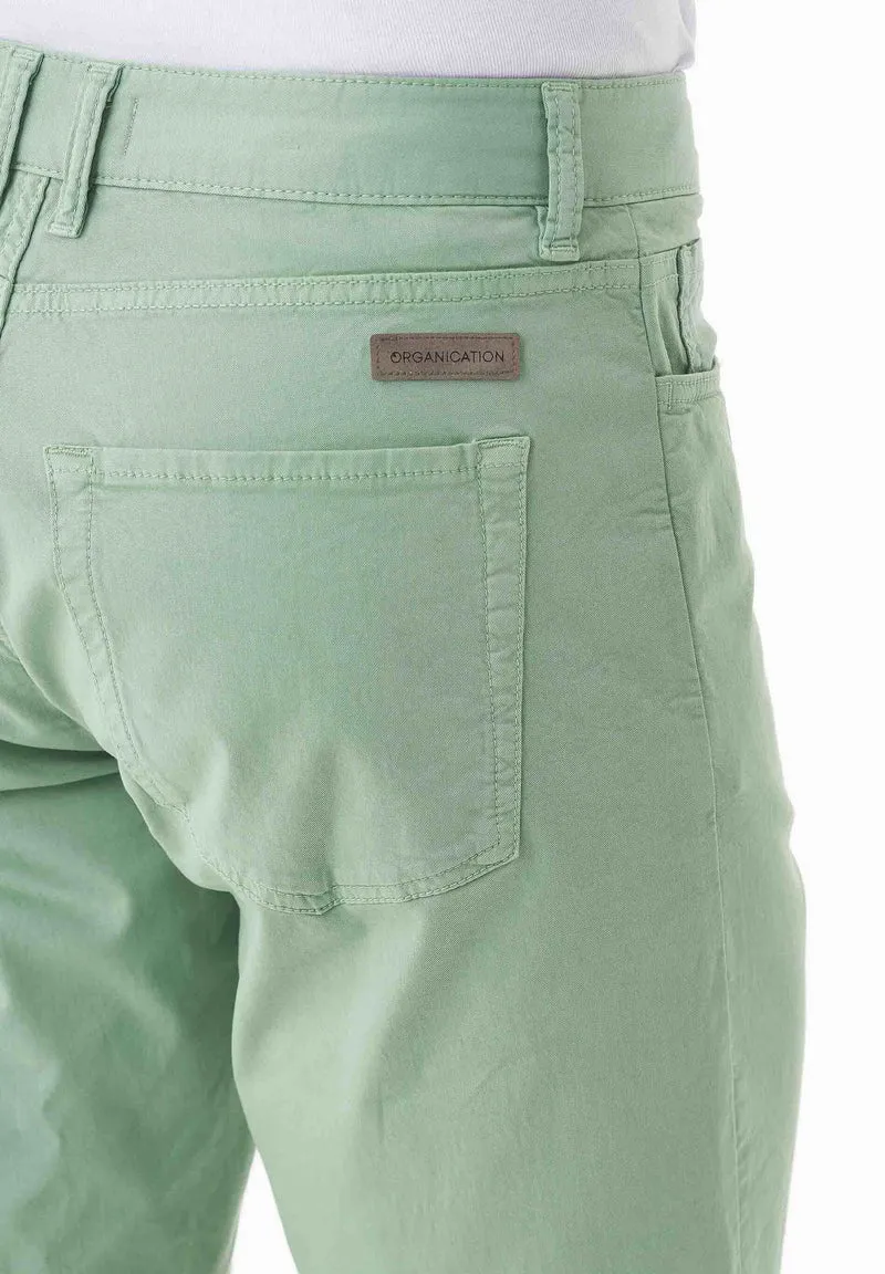 Regular-Fit Shorts aus Bio-Baumwolle