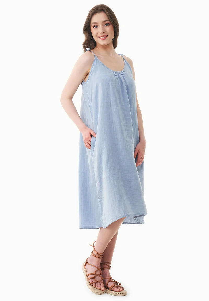Musselin Kleid aus Bio-Baumwolle