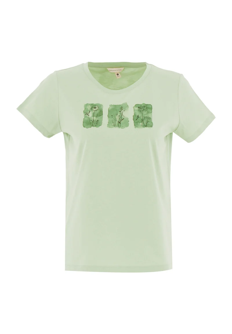 T-Shirt aus Bio-Baumwolle mit Print