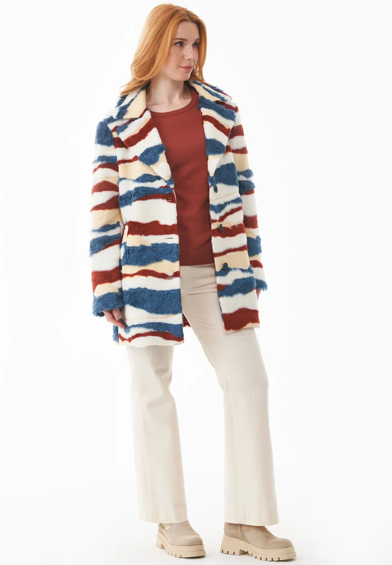 Teddy-Jacke aus recyceltem Polyester