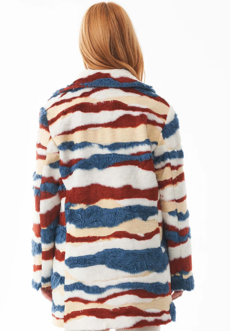 Teddy-Jacke aus recyceltem Polyester
