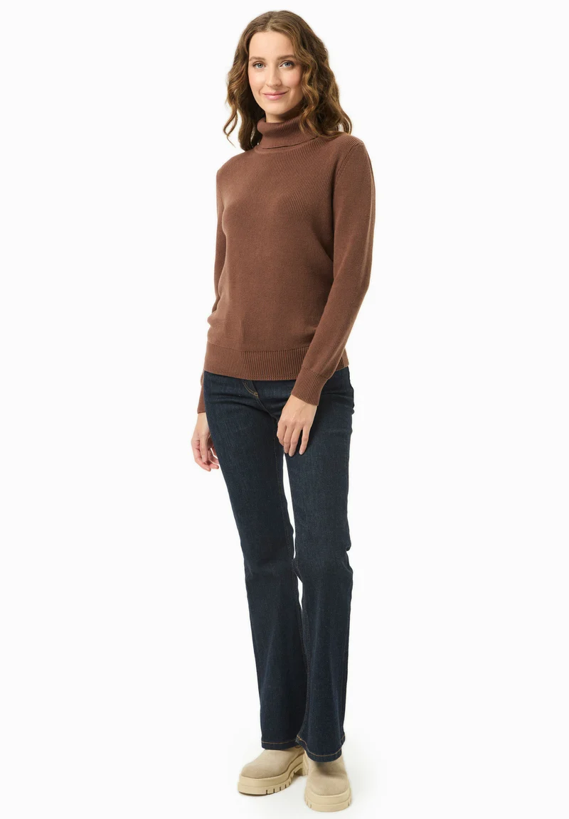 Rollkragenpullover aus Bio-Baumwolle