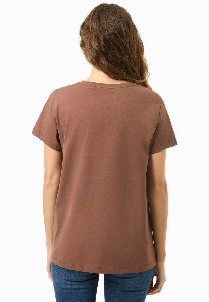 Basic T-Shirt aus Bio-Baumwolle