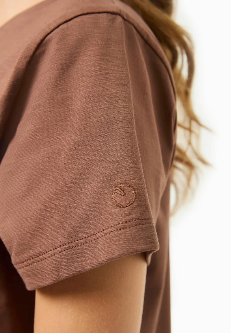 Basic T-Shirt aus Bio-Baumwolle
