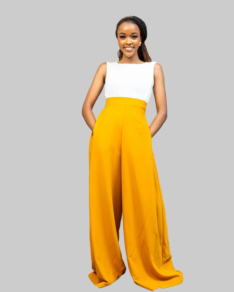 Afriwia Copper Pants - Mustard