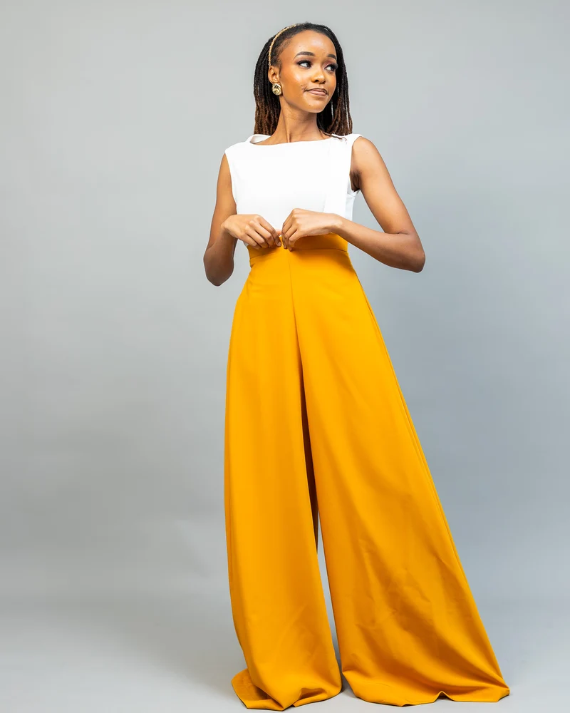 Afriwia Copper Pants - Mustard