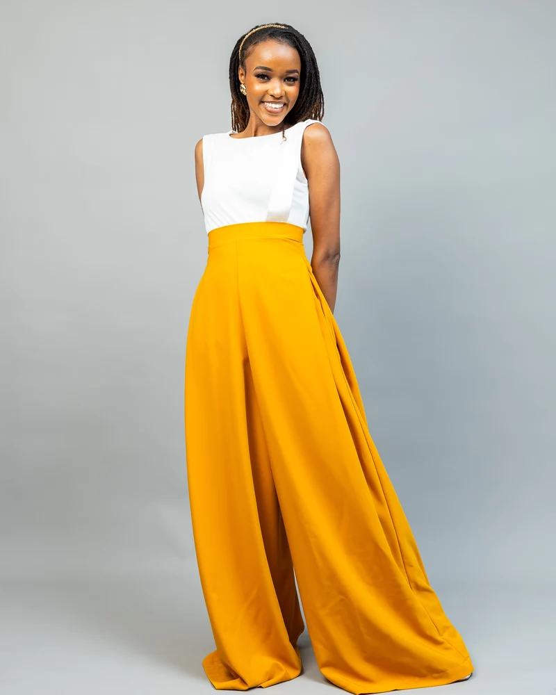 Afriwia Copper Pants - Mustard