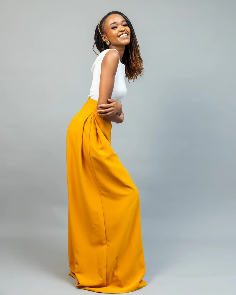Afriwia Copper Pants - Mustard