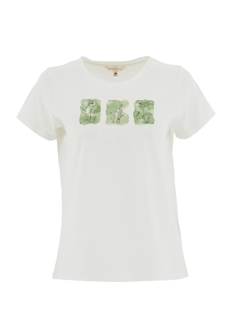 T-Shirt aus Bio-Baumwolle mit Print