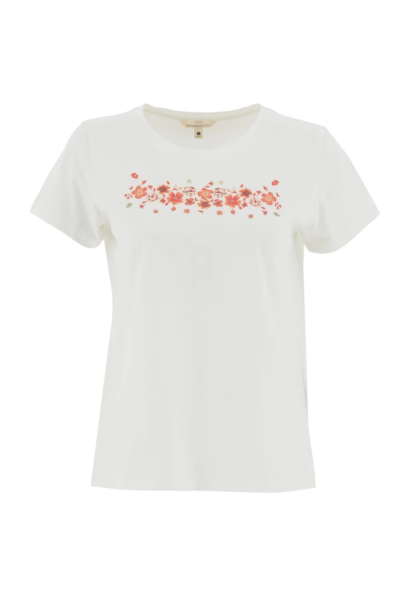 T-Shirt aus Bio-Baumwolle mit Print