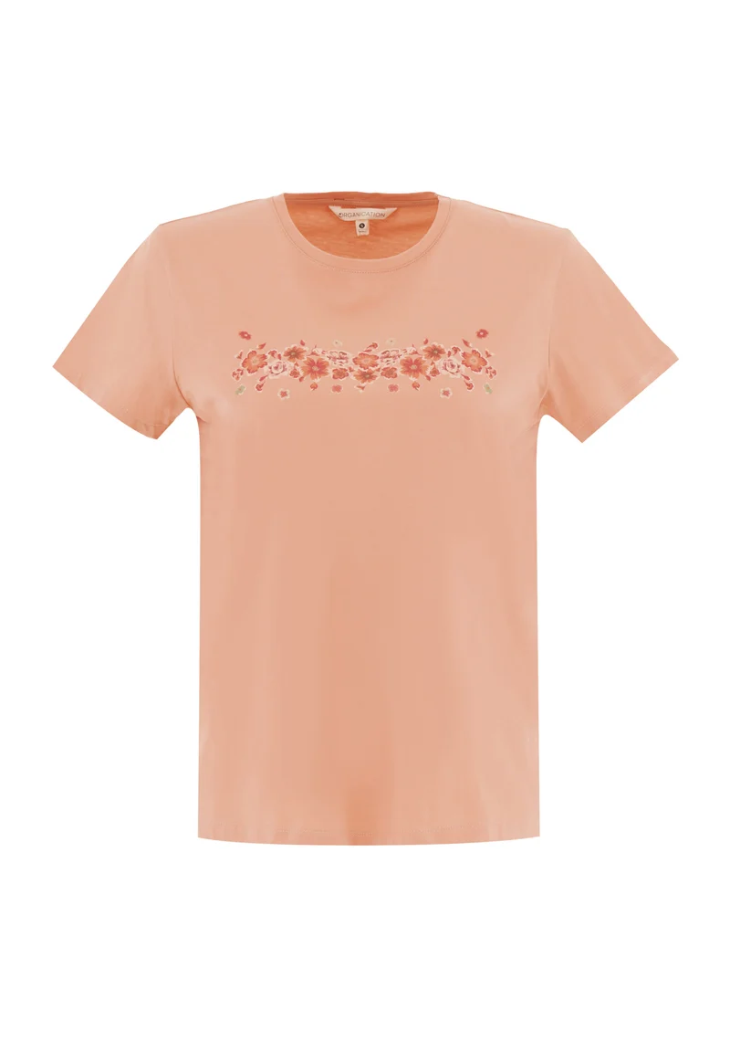 T-Shirt aus Bio-Baumwolle mit Print