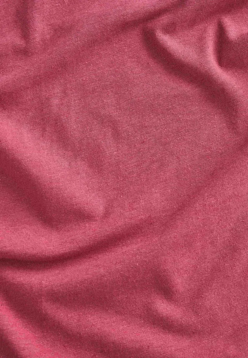 T-Shirt aus Bio-Baumwolle und Leinen