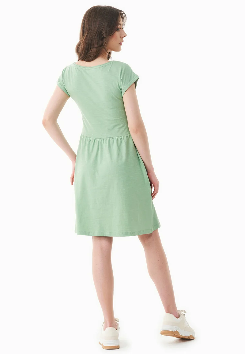 Slub-Jersey-Kleid aus Bio-Baumwolle