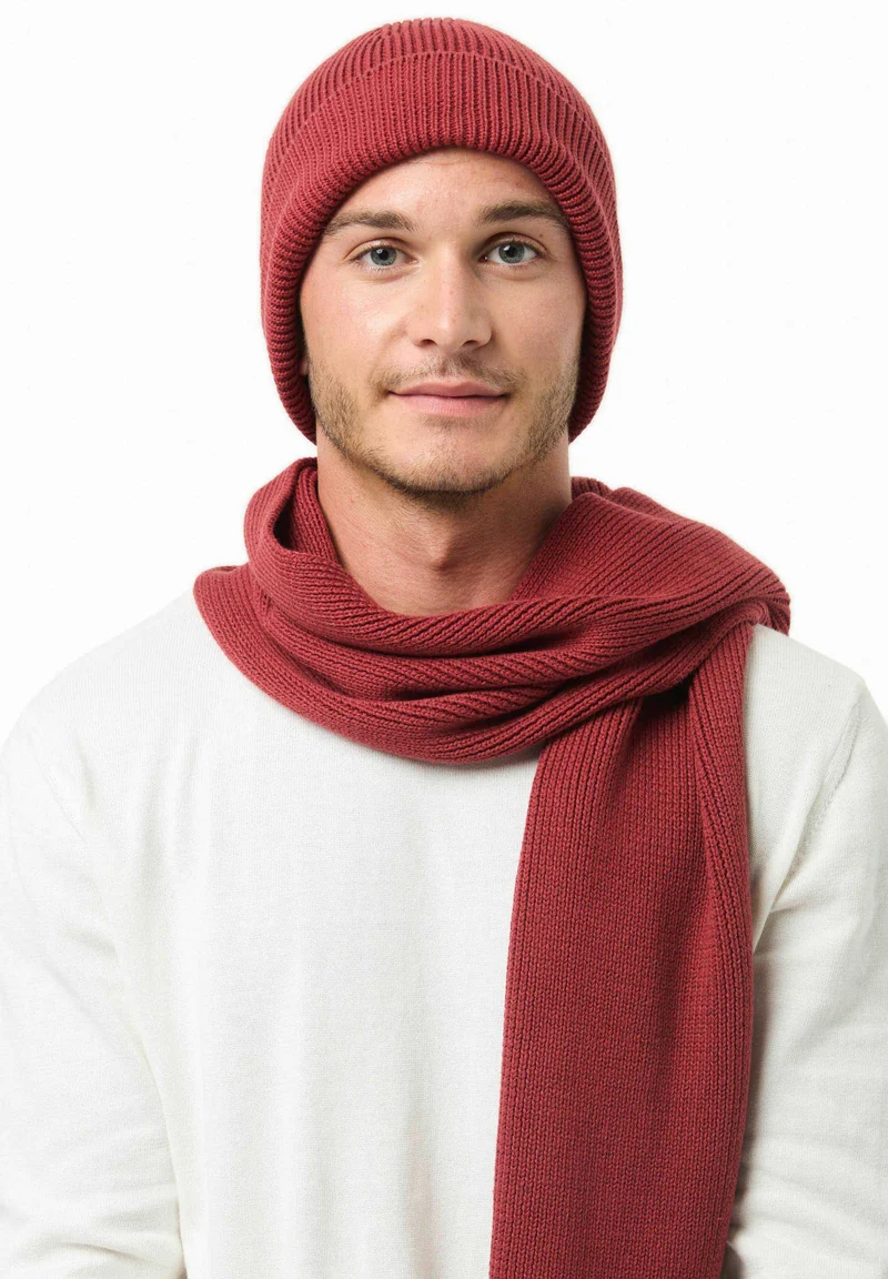 Unisex Strick-Beanie aus Bio-Baumwolle